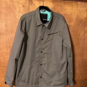 Hurley Canvas Jacket XL Gray